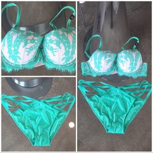 ❤️Sexy VS Dream Angels Bra & Bikini 34C/L❤️